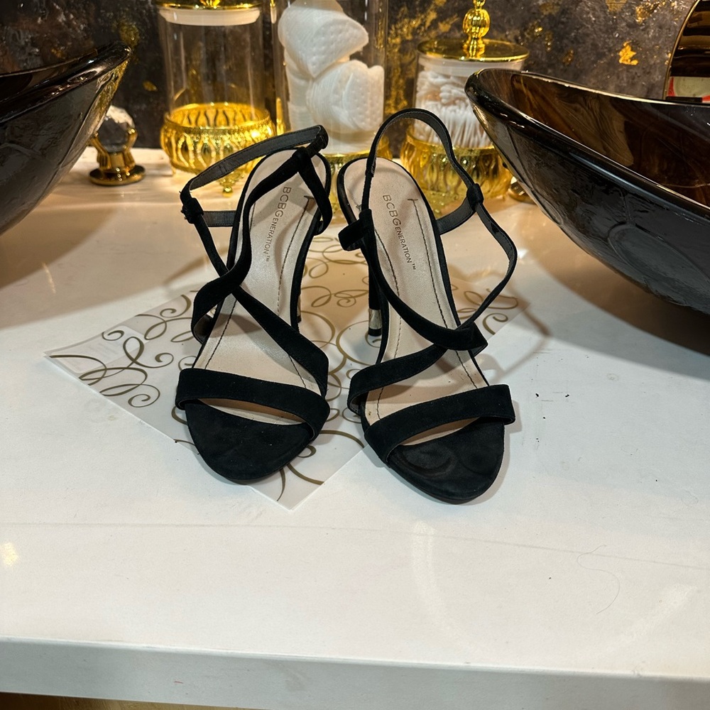 BCBG strapped high heels